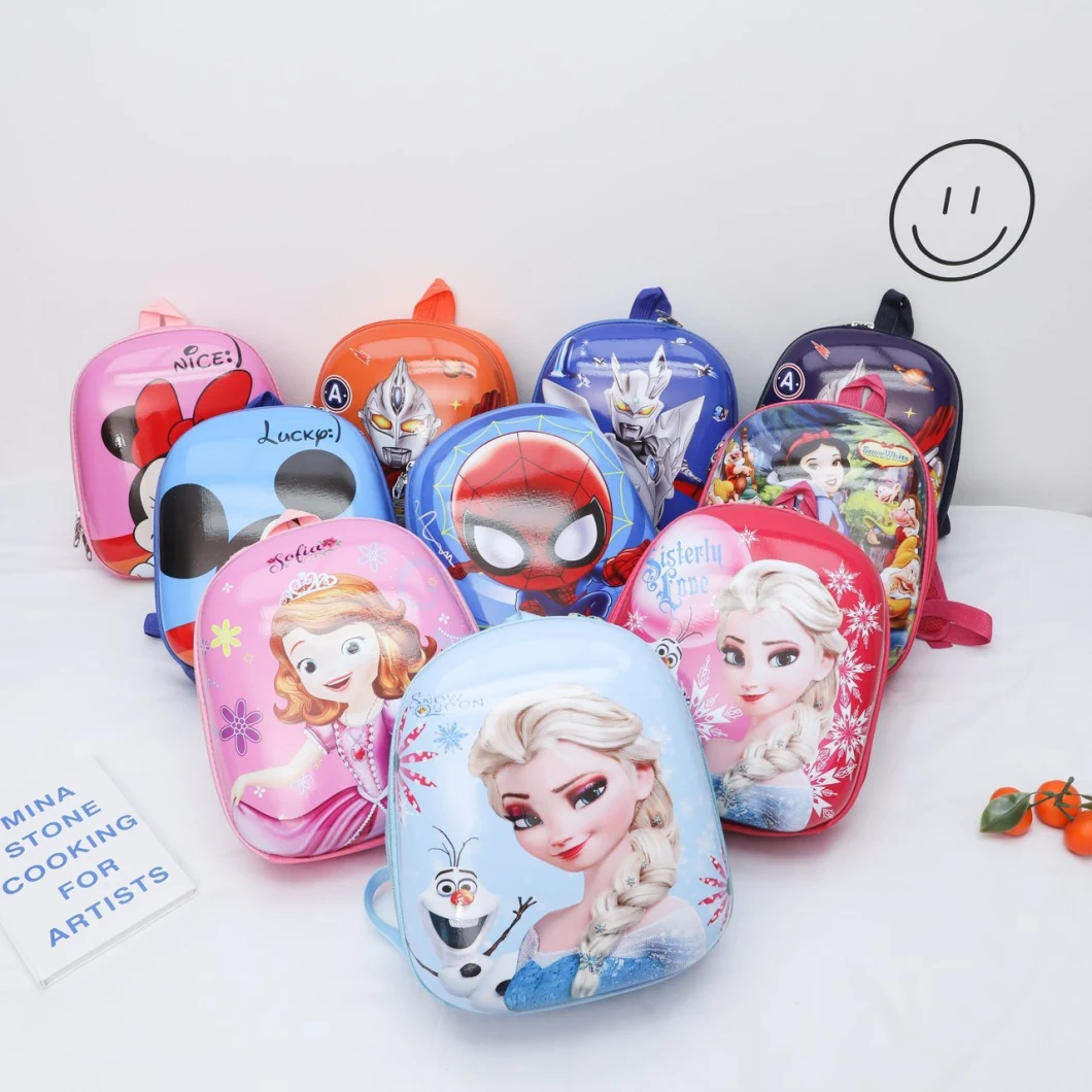 New Kids School Bag Funny Cartoon Frozen Elsa Anna Pattern Boys Girls Children′s Backpack Mickey Child Backpack Spiderman Bags