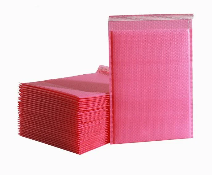 Mixed Colors Biodegradable Strong Adhesion Cushioning Poly Bubble Bags