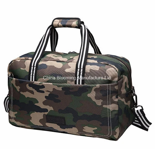 Distributor Men Fashion 600d Polyester Camouflage Travel Sport Bag