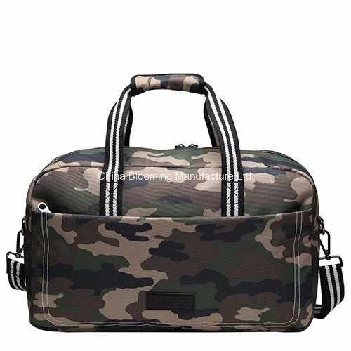 Distributor Men Fashion 600d Polyester Camouflage Travel Sport Bag