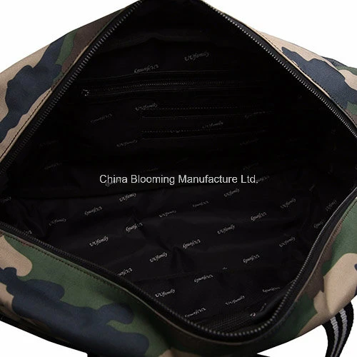 Distributor Men Fashion 600d Polyester Camouflage Travel Sport Bag