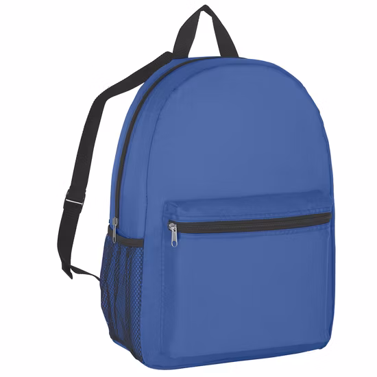 Werbeartikel: Einfacher klassischer Polyester-Günstiger, maßgeschneiderter Rucksack mit konkurrenzfähigem Preis. Mochila-Rucksack