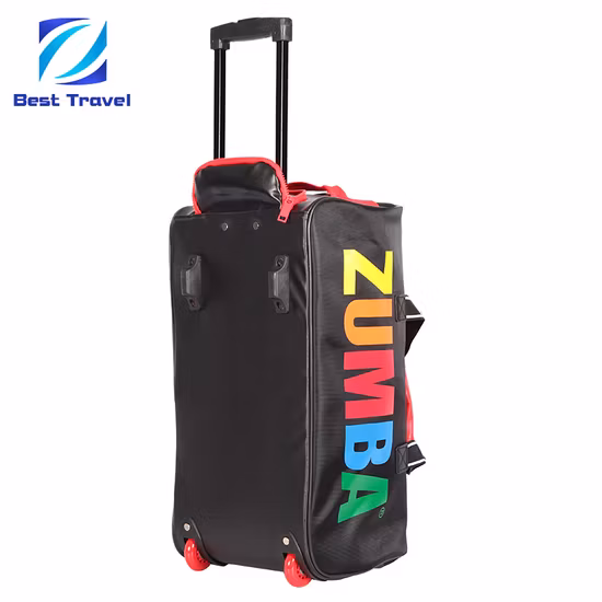 Großhandel Mode Freizeit Werbeartikel Reisetasche mit Rädern Sport Gym Carry on Cabin Duffle Hand Schulter Trolley Reisegepäcktasche