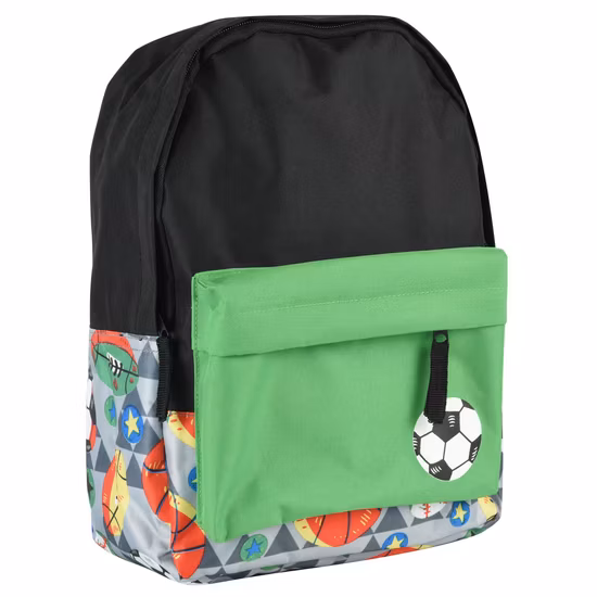 Fußball-Kaktus-Cartoon-Schulrucksack für Kinder im Kindergarten