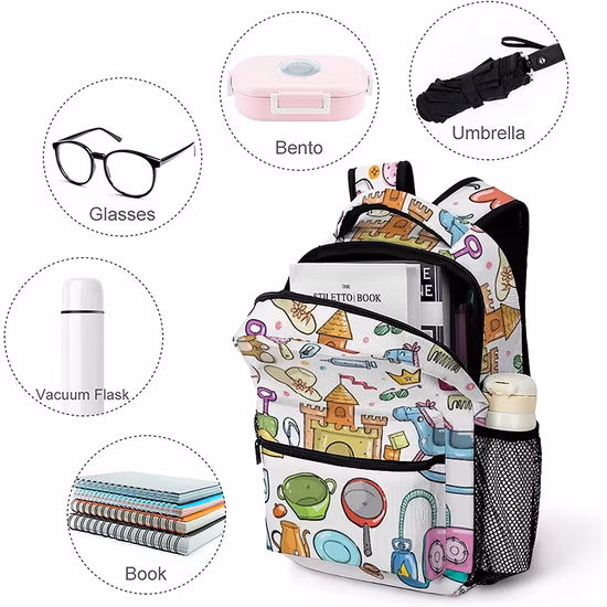 Gute Qualität, große Kapazität, niedliche Kindertasche, Mädchen-Rucksack, modisches Design, bequem, für Mädchen, Teenager, Studenten, langlebige Schultasche