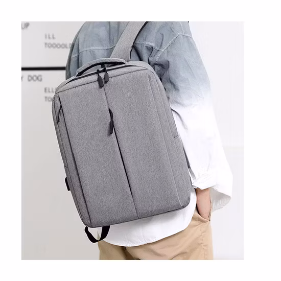 Neuer, abnehmbarer, melierter Business-Rucksack, College-Laptop-Rucksack